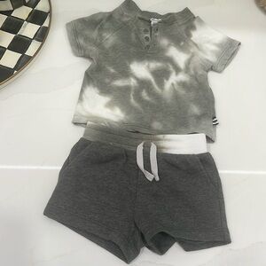 Baby boy 2 piece tie dye set